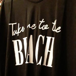Take ME to the BEACH Cotton top (L)